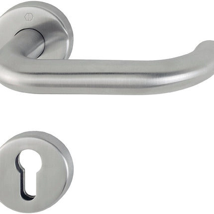 Set di protezione antincendio HOPPE Paris FS-E138/42H/42HS in acciaio inox F69 D/D ( 3000203110 )