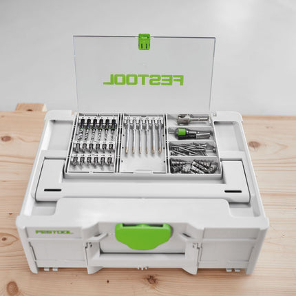 Festool BKS SYS3 D3-8 K CE/W Bohrerkassette ( 577395 ) für Festool Akku-Bohrschrauber und Akku-Schlagbohrschrauber mit FastFix Aufnahme und Werkzeugfutter WH-CE CENTROTEC