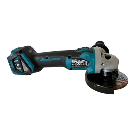 Makita DGA 514 RTJU1 Meuleuse d'angle sans fil 18 V 125 mm Brushless + 2x batterie 5,0 Ah + chargeur + Makpac