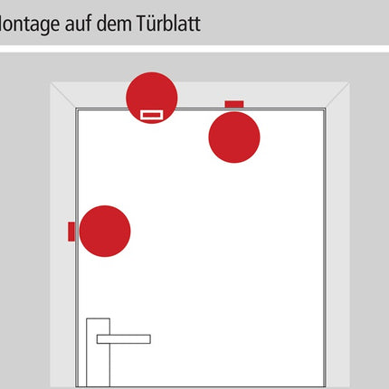 GFS Appareil de surveillance Dexcon ( 3000250890 ) sans pré-alarme plastique rouge
