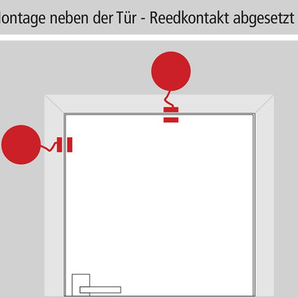 GFS Appareil de surveillance Dexcon ( 3000250890 ) sans pré-alarme plastique rouge