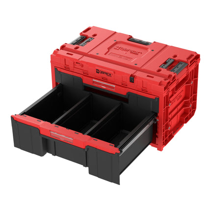 Qbrick System ONE Drawer 2 Plus Toolbox 2.0 Red Ultra HD boîte à outils modulaire 587 x 380 x 340 mm 9 l 20 l