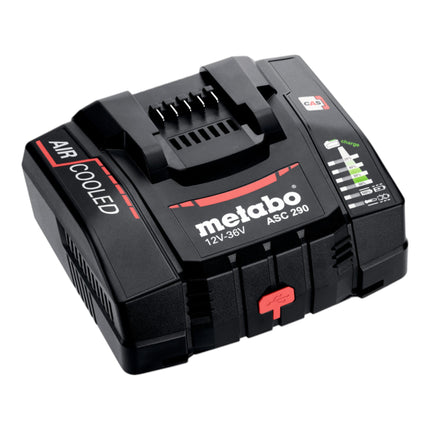 Set base Metabo 1x batteria LiHDX 18 V 8,0 Ah ( 624975000 ) + caricatore ASC 290 ( 627370000 )