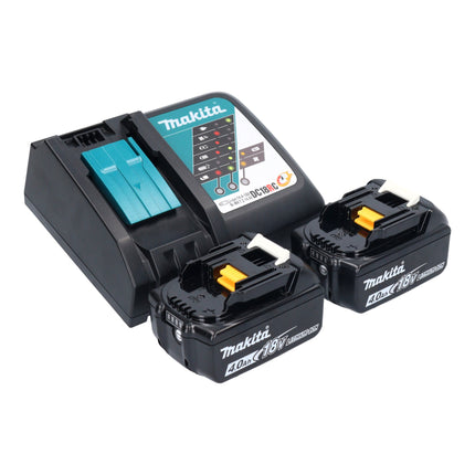 Makita DRT 52 RM fresa per bordi a batteria 18 V 6 mm brushless + 2x batteria 4,0 Ah + caricabatterie