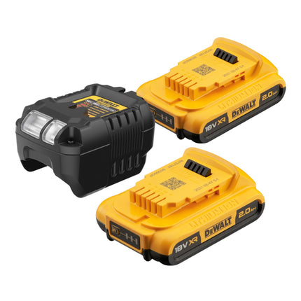DeWalt DCV 501 LD2 Akku Stabsauger 18 V 0 7 l Staubklasse L 2x Akku 2 0 Ah Ladegeraet 2 - toolbrothers