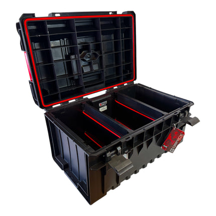 Qbrick System ONE 350 1 0 Basic Werkzeugkoffer 585 x 385 x 320 mm 38 l stapelbar IP66 alte Version ohne Gewindeeinsaetze 0 - toolbrothers