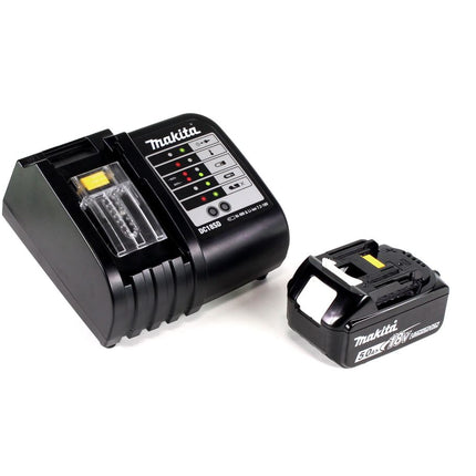 Makita DTD 152 STTK B Akku Schlagschrauber 18 V Schwarz mit 5,0 Ah Akku, Ladegerät und 101 tlg. Zubehör Set - Toolbrothers