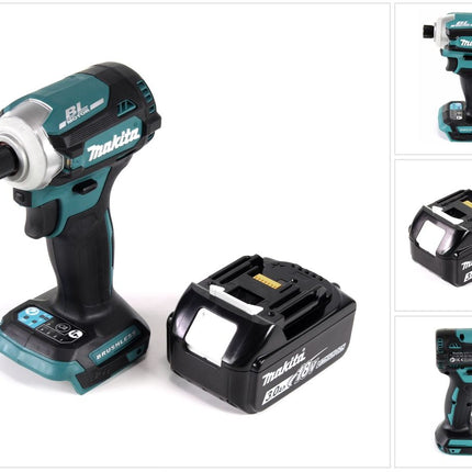 Makita DTD 171 F1 Akku Schlagschrauber 18 V 180 Nm 1/4" Brushless + 1x Akku 3,0 Ah - ohne Ladegerät - Toolbrothers