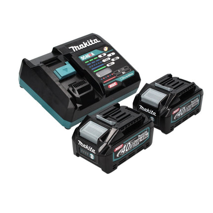 Makita GA 016 GM201 Akku Winkelschleifer 40 V max. 125 mm Brushless  XGT + 2x Akku 4,0 Ah + Ladegerät + Makpac