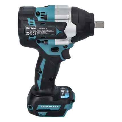 Avvitatore a impulsi a batteria Makita DTW 701 RM 18 V 700 Nm 1/2" XPT Brushless + 2x batteria ricaricabile 4,0 Ah + caricabatteria