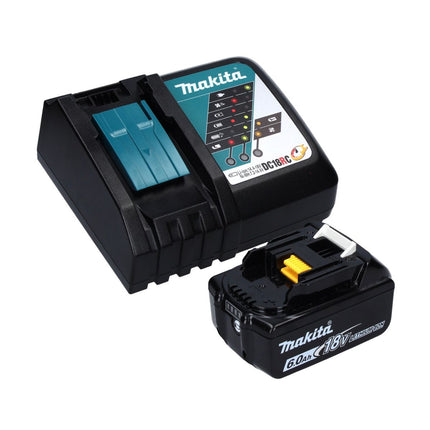 Makita DPO 600 RG1 Polisseuse excentrique sans fil 18 V 150 mm XPT Brushless + 1 batterie 6,0 Ah + chargeur