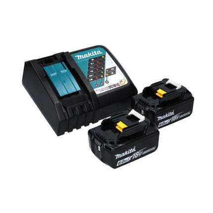 Ponceuse excentrique sans fil Makita DPO 600 RG 18 V 150 mm XPT Brushless + 2 batteries 6,0 Ah + chargeur