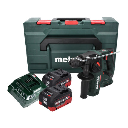 Metabo BH 18 LTX BL 16 Tassellatore a batteria 18 V 1.3 J SDS-plus Brushless + 2x Batterie 10,0 Ah + Caricabatterie + Valigetta MetaBOX