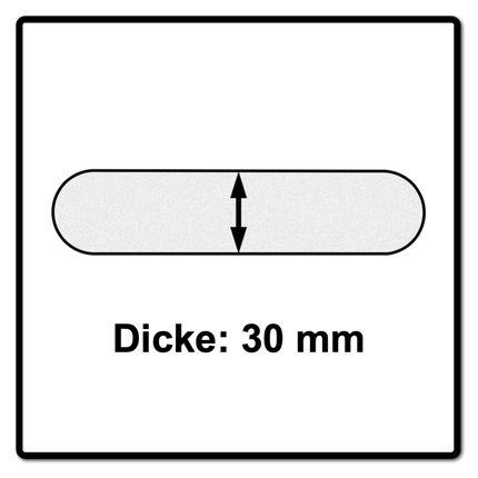 Festool PS STF D150X30 BA/1 W Polierschwamm 150 mm Schwarz Gewaffelt ( 202380 ) - Toolbrothers