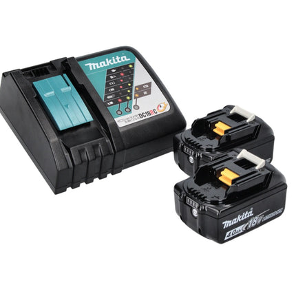Makita DHP 485 RM Perceuse-visseuse à percussion sans fil 18 V 50 Nm Brushless + 2x batterie 4,0 Ah + chargeur
