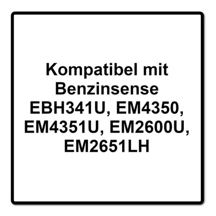 Makita 2-Fadenkopf Tap&Go Ø 130 mm 2,4 mm ( 191D93-3 ) für Benzinsense EBH341U, EM4350, EM4351U, EM2651LH - Toolbrothers