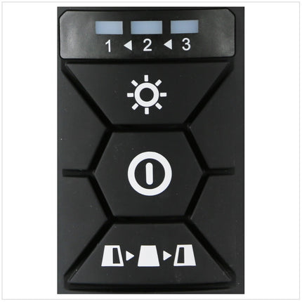 Lampe LED sans fil Makita DML 810 PG 18 / 36 V ( 2 x 18 V ) 5500 lm IP54 + 2 batteries 6,0 Ah + double chargeur