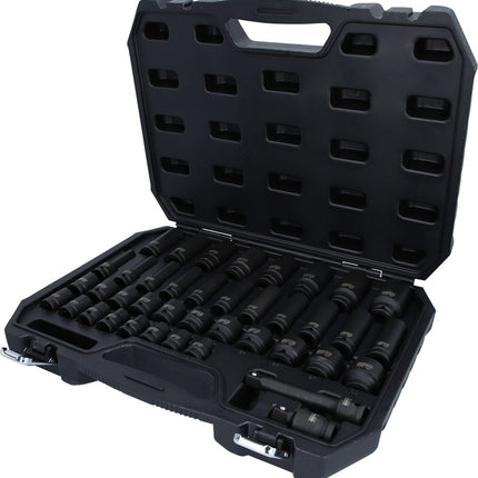 KS TOOLS 1/2' Jeu de douilles à chocs 6 pans, 40 pcs ( 515.0065 )