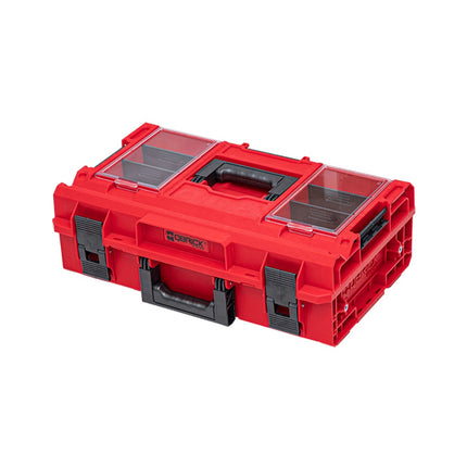 Qbrick System ONE 200 2.0 Profi RED ULTRA HD Custom Mallette à outils modulaire Organiseur 585 x 385 x 190 mm 15,4 l empilable IP66