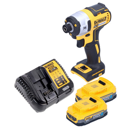 DeWalt DCF 887 E2 Clé à choc sans fil 18 V 205 Nm 1/4'' Brushless + 2x batterie 1,7 Ah + chargeur