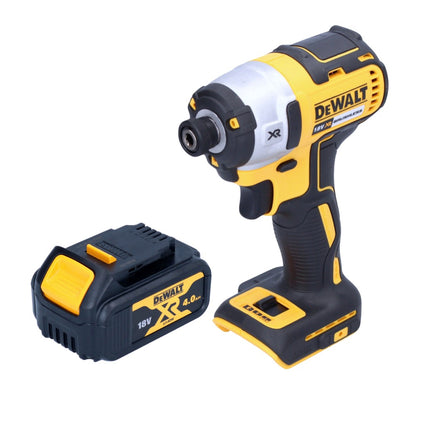 Avvitatore a impulsi a batteria DeWalt DCF 887 N 18 V 205 Nm 1/4" brushless + 1x batteria ricaricabile 4,0 Ah - senza caricabatterie