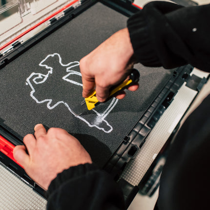 Toolbrothers RHINO XXL Organizer ECO Hauteur XXL Custom Multilayer 19,5 l IP66