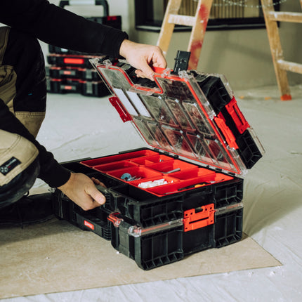 Qbrick System 3x PRO 200 Organizer 452 x 358 x 79 mm 6 L empilable IP54