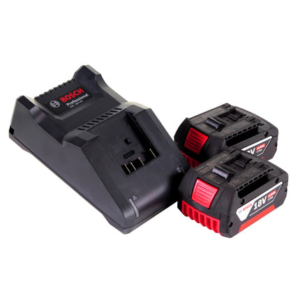 Bosch GSB 18V-55 Trapano a percussione professionale a batteria 18 V 55 Nm senza spazzole ( 06019H5300 ) + 2x batteria ricaricabile 4,0 Ah + caricabatterie + L-Boxx