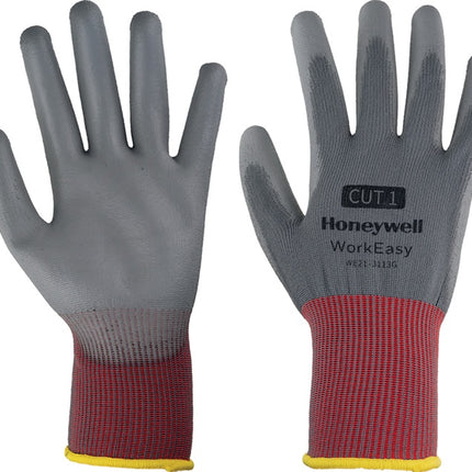 HONEYWELL guanti Workeasy 13G GY PU 1 taglia 9 grigio/rosso ( 4000391456 )