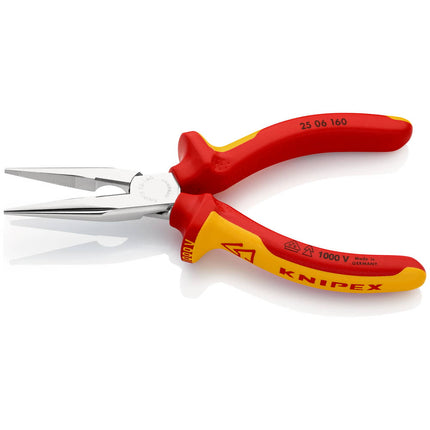 KNIPEX Flachrundzange DIN ISO 5745 Länge 160 mm flach/rund gerade ( 4000810325 )