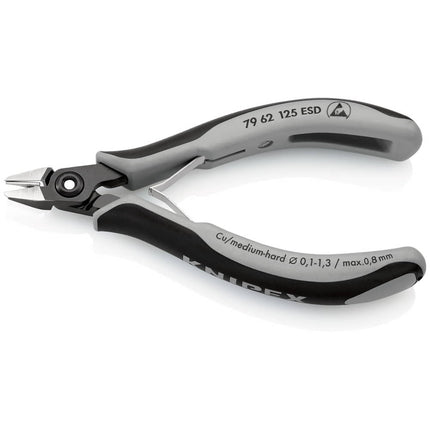Frese diagonali per elettronica di precisione KNIPEX lunghezza 125 mm forma 6 ( 4000810841 )