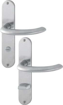 HOPPE set di rosette lunghe Marsiglia E1138Z/302 in acciaio inox F69 ( 3000252287 )