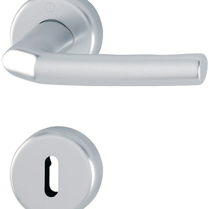 HOPPE Garniture à rosette Birmingham 1117/17KV/17KVS aluminium F1 ( 3000203402 )