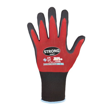 Guanti STRONGHAND PRECISOR taglia 10 rosso/nero ( 8000549464 )