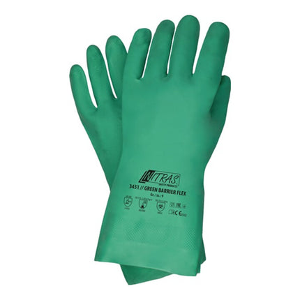 Guanti di protezione chimica NITRAS Green Barrier Flex taglia 9 verde ( 4000391094 )