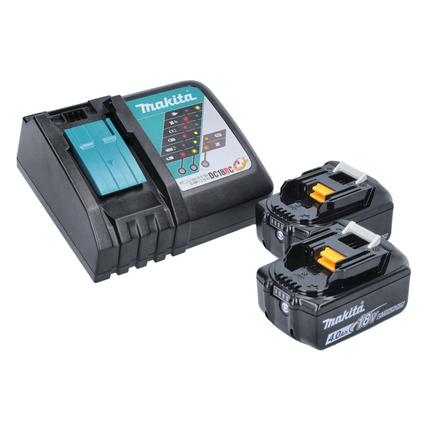 Makita DJR 186 RMK Akku Reciprosäge Säbelsäge 18 V + 2x Akku 4,0 Ah + Ladegerät + Koffer - Toolbrothers