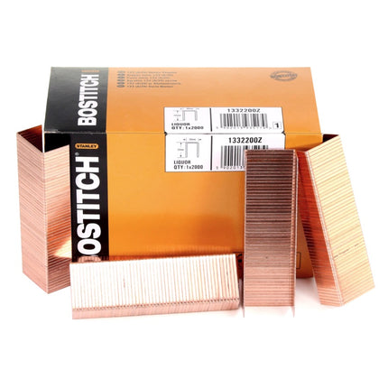 Bostitch DSA-3522-E 10,8 V Akku Kartonverschlusshefter Karton Tacker im Koffer + 2x 1,5 Ah Akku + Ladegerät + 2000 Stk. Kartonklammern 22 mm - Toolbrothers