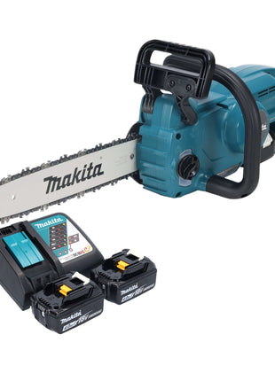 Makita DUC 357 RM2X3 Motosega a batteria 18 V 35 cm brushless + 2x batteria 4,0 Ah + caricabatterie