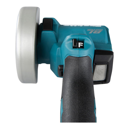 Makita DMC 300 T1J Meuleuse d'angle sans fil 18 V 76 mm Brushless + 1x batterie 5,0 Ah + Makpac - sans chargeur