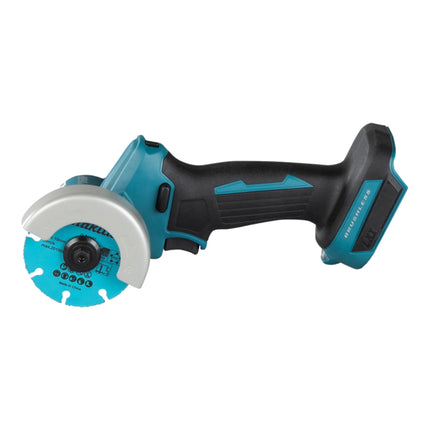 Makita DMC 300 T1J Meuleuse d'angle sans fil 18 V 76 mm Brushless + 1x batterie 5,0 Ah + Makpac - sans chargeur