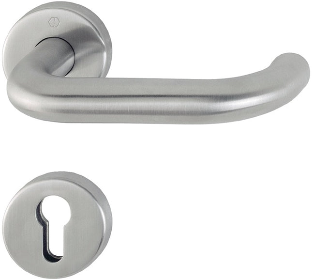 Set di protezione antincendio HOPPE Paris FS-E138/42H/42HS in acciaio inox F69 D/D ( 3000203110 )