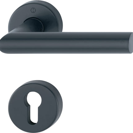 HOPPE Set di rosette Amsterdam E1400Z/42KV/42KVS Acciaio inox F9714M ( 3000209762 )