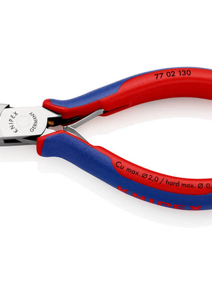 Frese diagonali KNIPEX Electronics lunghezza 130 mm forma 0 ( 4000794259 )