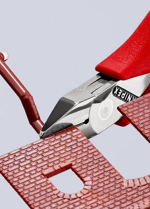KNIPEX Electronics diagonal cutters length 115 mm shape 2 ( 4000810487 )