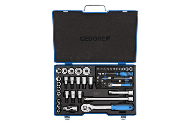 GEDORE Jeu de clés à douille 19 V20U-10 50 pièces 1/4 + 1/2 po. ( 4000820550 )