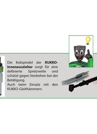 KUKKO internal extractor 21-0 for holes Ø 5-8 mm ( 4000821880 )