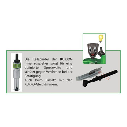 KUKKO Extracteur intérieur 21-00 pour D. de trous de perçage 6-10 mm ( 4000821881 )