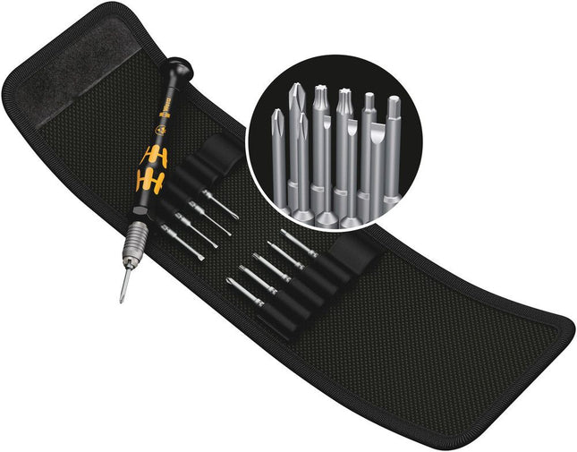 Set di cacciaviti meccanici di precisione WERA KK Micro-Set ESD/11 11 pezzi ( 4000828012 )