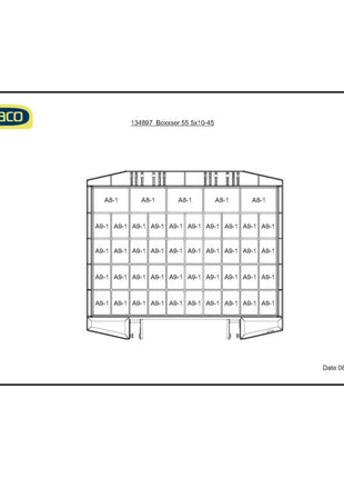 Caja surtida RAACO boxxser W421xD361xH55mm (4000871552)