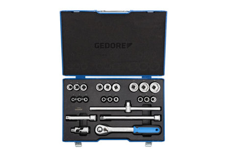 GEDORE socket spanner set 19 EMU-20 23-piece 1/2 ″ ( 4000880494 )